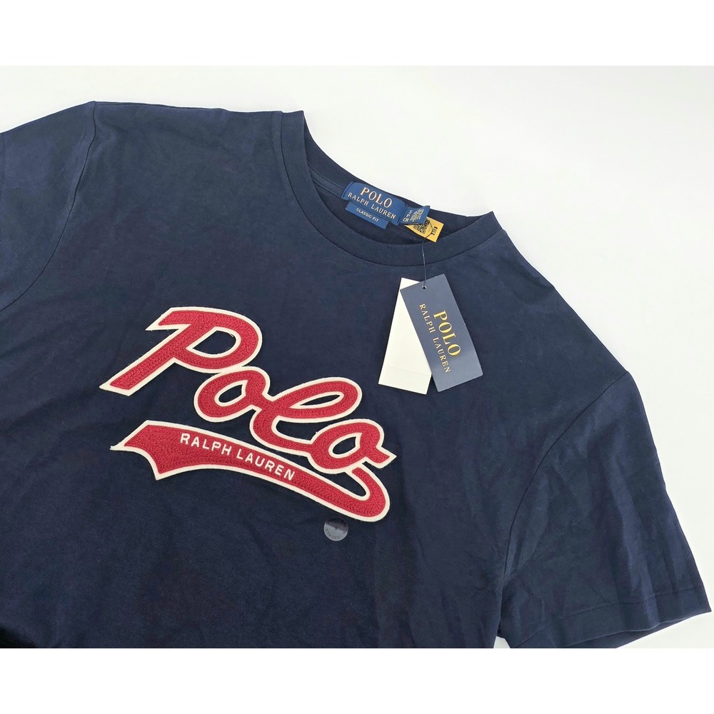 Polo Ralph Lauren Classic Fit Short Sleeve T-Shirt Mens Size Small Navy Blue NWT